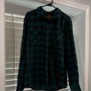 Crooks & Castles Dark Green Checkered Men's Shirt